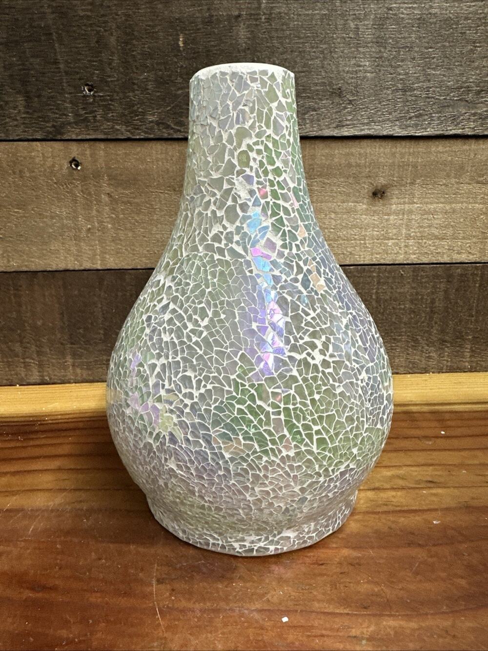 Scentsy Home Enchant Diffuser Shade Only Globe Mosaic Iridescent Shade In Box